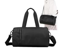 Waterproof Travel Duffle Bag, Large Capacity Duffel, Weekender Tote Bag, Dry and Wet Separation, Multi Compartment Design, Ideal for Gym, Weekend Trips, and Outdoor Adventures, Nero , Se référer au