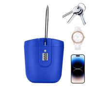 Waterproof Travel Lock Box, Portable Key Safe with Code Access, Large Capacity Beach Storage Case for Personal Items, Realtors, Pools, Hotels, and Outdoor Use, 1 pezzo