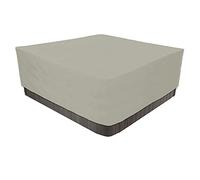 Waterproof420D JacuzziHot - Copertura per vasca idromassaggio per esterni, disponibile in varie misure, beige, 200 x 200 x 85 cm