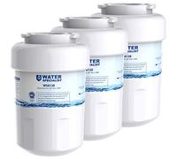 Waterspecialist MWF Refrigerator Water Filter, Replacement for GE SmartWater MWFP, MWFA, GWF, HDX FMG-1, WFC1201, GSE25GSHECSS, PC75009, RWF1060, 197D6321P006, NSF Certified, 3 filters