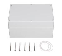 Watertight Junction Box ABS Enclosure | IP65 Flame Retardant Guards Electronics | DIY Project Box for Indoor/Outdoor/Electrical Equipment | 240x160x120mm with 6 Screws