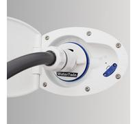 Watertwin Adattatore per il serbatoio dell'acqua per camper, accessori per caravan, tappo per il serbatoio dell'acqua con doppio connettore Gardena (adattatore per tappo del serbatoio AG45 D:61)