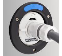 Watertwin Adattatore per il serbatoio dell'acqua per camper, accessori per caravan, tappo per il serbatoio dell'acqua con doppio connettore Gardena (adattatore per tappo del serbatoio a 3 pin D:78)