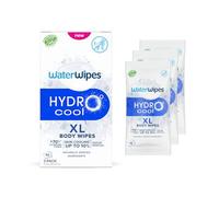 WaterWipes HydroCool Salviette Rinfrescanti XL per il Corpo, Effetto Raffreddante Istantaneo On-the-Go, Rimuove Sudore e Odori, Ideali per Palestra, Viaggi e Attività Outdoor, 54 Pezzi (3 Confezione)