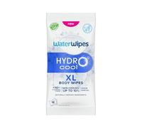 WaterWipes HydroCool Salviette Rinfrescanti XL per il Corpo, Effetto Raffreddante Istantaneo On-the-Go, Rimuove Sudore e Odori, Ideali per Palestra, Viaggi e Attività Outdoor, 18 Pezzi (1 Confezione)