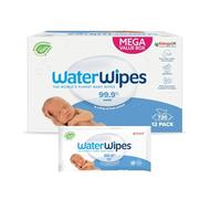 WaterWipes - Salviette per le ciglia - Pelle sensibile - 12 x 60 pezzi - 99,9% Acqua - Senza plastica