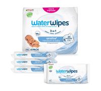 WaterWipes Sensitive+ Newborn & Baby Wipes, Salviettine per Neonati e Bambini, 2