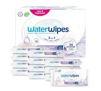 WaterWipes Sensitive +Soothing Wipes, Salviette Lenitive, 12 Confezioni | 720 salviette 3 in 1, detergono, proteggono e leniscono, con estratto botanico, ipoallergeniche, senza profumo né alcol