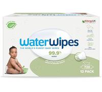 WaterWipes Textured Clean Baby & Toddler Wipes, 720 Pezzi (12 Confezioni), 99,9% Acqua, Deterge, Cura, Protegge, Senza Profumo, la confezione può variare