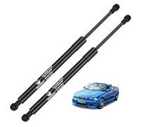 WateryWave 2X Ammortizzatori Posteriori per BMW 3er E46 318 320 323 325 330 M3 Cabriolet 2000-2007 Molle a Gas Ammortizzatori Posteriore Sostituire #8227895, 20927587,51248227895