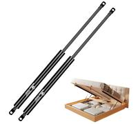 WateryWave 500MM 1000N Molle a Gas con 8mm Occhiello Teste Pistoni per Ante Cucina Mobili Pistoncini Idraulici per Pesante Coperchio Gabinetto Pavimento Porta di Trappola(500MM-1000N)