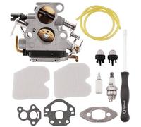 WateryWave Carburatore per motosega Husqvar-na 235 235E 236 236E 240 240E 120 MARK II per Jonser-ed CS2234 CS2238 CS2234S CS2238S Tune Up Sostituire C1T-W33C 586936202 577 47194 02, 12 pezzi (H235-9