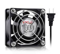 Wathai EC - Ventola di raffreddamento senza spazzole AC 110 V, 115 V, 120 V, 220 V, 240 V, cuscinetto a sfera, 60 x 25 mm