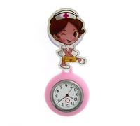 Wather Watch Infermiera Con Bavani Sospeso Con Clip Spille In Silicone Sul Design Per Cliniche Controllo Rapido Che Impostano L'ospedale Da Cartone Animato Orologio