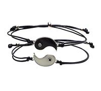 WATIIFUFU 1 Paio Bracciale Tai Chi Otto Diagrammi Roba Di Corrispondenza Per Le Coppie Braccialetti Di Coppia Coppie Di Bracciali Per Lui e Per Lei I Suoi e i Suoi Braccialetti Lega