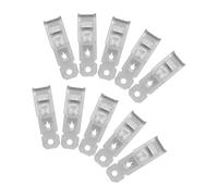 WATIIFUFU 10 Pezzi Ganci J per Supporto Cavi Appendicavi Resistenti in Plastica per Gestione Cavi in Ufficio Garage e Impianti Industriali Montaggio Rapido con Fori per Fissaggio