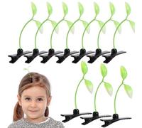 WATIIFUFU 10 Pezzi Sprout Accessori Per Capelli Clips Divertenti Per Outfit Da Styling Per Ragazze Donne Fermaglio Per Capelli A Forma Di Festa Come Il Diavolo Adolescente Carino