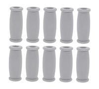 WATIIFUFU 10pezzi Manopole Ricambio Per Impugnature Per Comfort e Accessori Per Cuscinetti Per Ascella Grigie
