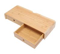 WATIIFUFU 1Pezzi Alzatina per Monitor Doppia con Design Ergonomico per Computer per e Casa Ottimizza e La Colore Naturale