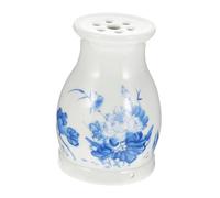 WATIIFUFU 1pezzi Moxibustion Pot Ceramica Per Massaggio e Scraping Coppa Guasha Portatile Con Rete Separatrice Della Cenere Strumento Per Rilassamento e Benessere Salute Per Famiglia e Amici