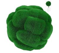 WATIIFUFU 1pezzi Palla di Muschio Simulato Verde Decorazione Artificiale Realistica per Micro Paesaggi Matrimoni Casa e Ufficio Ornamento Decorativo Riciclabile