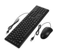 WATIIFUFU 1set Tastiera e Mouse Francese Usb Mouse Silenzioso Tastiera Per e Casa Compatibile e Laptop