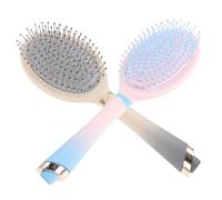 WATIIFUFU 2 Pezzi Angelo Liquido Plastica Pettine Ovale Pettini Spazzola Per Lo Styling Per Districante Cuoio Capelluto Spazzola Bagnata Mini Spazzola Per Pettine Per