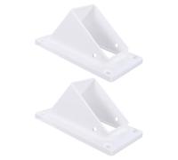 WATIIFUFU 2 Pezzi Bianco Staffe Corrimano in Vinile per Scale e Recinzioni