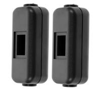 WATIIFUFU 2 pezzi Protezione Scatola Interruttore Inline in Abs e Gomma Custodia Elettrica Antiolio per Lampade Touch e Luci Natalizie