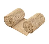 WATIIFUFU 2 Rotoli Burlap Tree Wrap 16,4 Piedi X 8' Lino Beige per Tronchi | Protezione Invernale per Giardino, Adatto a Piante e Tronchi, Rotolo Facile da Usare