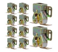 WATIIFUFU 20 Pezzi 20 Pezzi Chiusure a Doppio Rullo per Armadi e Mobili da Cucina, Ferramenta per Serrature a Scatto Viti, Fermo Porta Armadio Resistente per Sicurezza e Uso Quotidiano