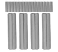 WATIIFUFU 20 Pezzi Pioli per Ripiani in Acciaio Inox M4X20 Perni di Centraggio Metallici per Mensole da Cucina e Mobili Supporti Robusti per Scaffalature e Armadietti Fissaggio Stabile