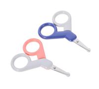 WATIIFUFU 2pezzi Forbicine Per Pratiche Design Per Unghie e Unghie Dei Ergonomiche e Facili Colori e