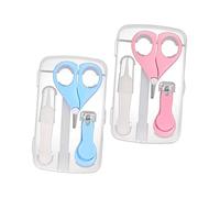 WATIIFUFU 2sets Kit Manicurper Set Unghie Forbicine e Tronchesino Ergonomici Per La Infante