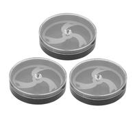 WATIIFUFU 3 pezzi Custodie Portaorologio da Viaggio in Plastica Trasparente Scatole Antiurto e Antipolvere per Uomo e Donna Organizer Protettivo Compatto per Orologi da Polso Sicuro e