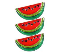 WATIIFUFU 3 pezzi Spilla Anguria Clip per Cardigan in Spille Cartoon Mini Watermelon Accessori per Donna e Decorazione Creativa per Camicie e Abbigliamento