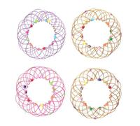 WATIIFUFU 4pezzi Cestini Flessibili Magici Tipi Di Anelli Ferro Per Giochi Manuali Giocattoli Creativi Per Decorazioni Per Feste