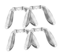 WATIIFUFU 4pezzi Cuscinetti Per Naso in Silicone Naselli Per Occhiali Delicati Sulla Tappetini Per Naso Dei Occhiali Forniture Per Antiscivolo Per Montatura Intera Sole