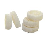 WATIIFUFU 5 Pezzi Strisce Di Luffa Per Porta Sapone Base Organizer Per Sapone Bagno Spugna Naturale Cucina Strumenti Pulizia