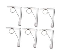 WATIIFUFU 6Pezzi Clip per Tovaglia in Acciaio Inossidabile Fermatovaglie Pratici per Esterni e Interni Accessori per Facili da Usare e Resistente con Elasticità