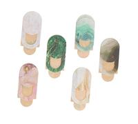 WATIIFUFU 6pezzi Copertura Webcam Privacy Ultra Sottile con Design Moderno Stile Marmo per Laptop Smartphone e Tablet Facile da Applicare e Rimuovere Senza Tracce