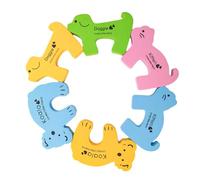 WATIIFUFU 6pezzi Fermaporta Per Ragazzo Ragazza Proteggi Dita Nbr Design Carino e Decorativo Sicuro e Facile Da Installare Per Porte Casa
