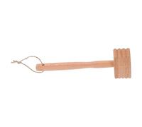 WATIIFUFU Batticarne da Cucina in Legno di Faggio a Doppia Faccia con Manico Antiscivolo Martello per Bistecche e Carne per Ammorbidire Manzo Pollo e Pesce Utensile Compatto per