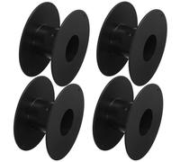 WATIIFUFU Bobina di Cavo Elettrico in Plastica Nera Set da 4 Pezzi Avvolgicavo Leggero e Portatile per Prolunga Esterna Organizzatore Cavi Versatile per Uso Domestico e Professionale