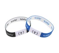 WATIIFUFU Braccialetti Elastici Scritture Bibliche 2 Pezzi per Uomo e Donna Braccialetti Detti Motivazionali per Eventi Cristiani Accessori da Polso Ciondolo per Supporto Spirituale