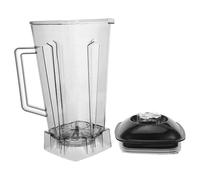 WATIIFUFU Brocca Ricambio Commerciale 2 Litri 8 Lame Contenitore Robusto per Latte di Soia e Frullati Tazza per Cucina Professionale e Ristorante