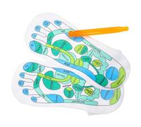 WATIIFUFU Calzini per Riflessologia a Cinque Dita, Calzini da Massaggio Traspiranti per Agopuntura e Fisioterapia, Comfort Termico e Stimolazione Punti di Digitopressione per Uso