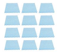 WATIIFUFU Carta per Alimenti Blu Antiolio 50 Fogli Resistente e Non Si Strappa per Patatine e Torte Feste di Compleanno e Confezionamento Alimentare