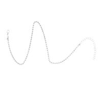 WATIIFUFU Collana a Catena Scintillante Strass in Argento per Donna, Collana D'argento Elegante per Clavicola, Gioielli Moda da Cerimonia e Uso Quotidiano