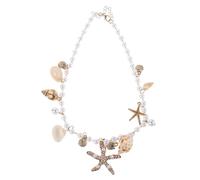 WATIIFUFU Collana Ciondolo per Donna Tema Spiaggia Tropicale Accessorio Estivo Nautico Pendente Mare Gioielli Boho da Vacanza